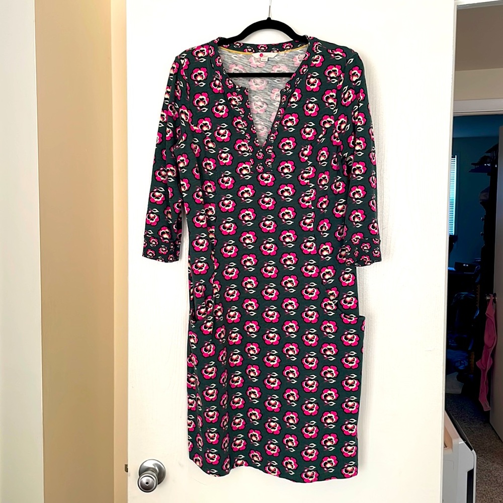 Boden size 12R tunic dress with pockets